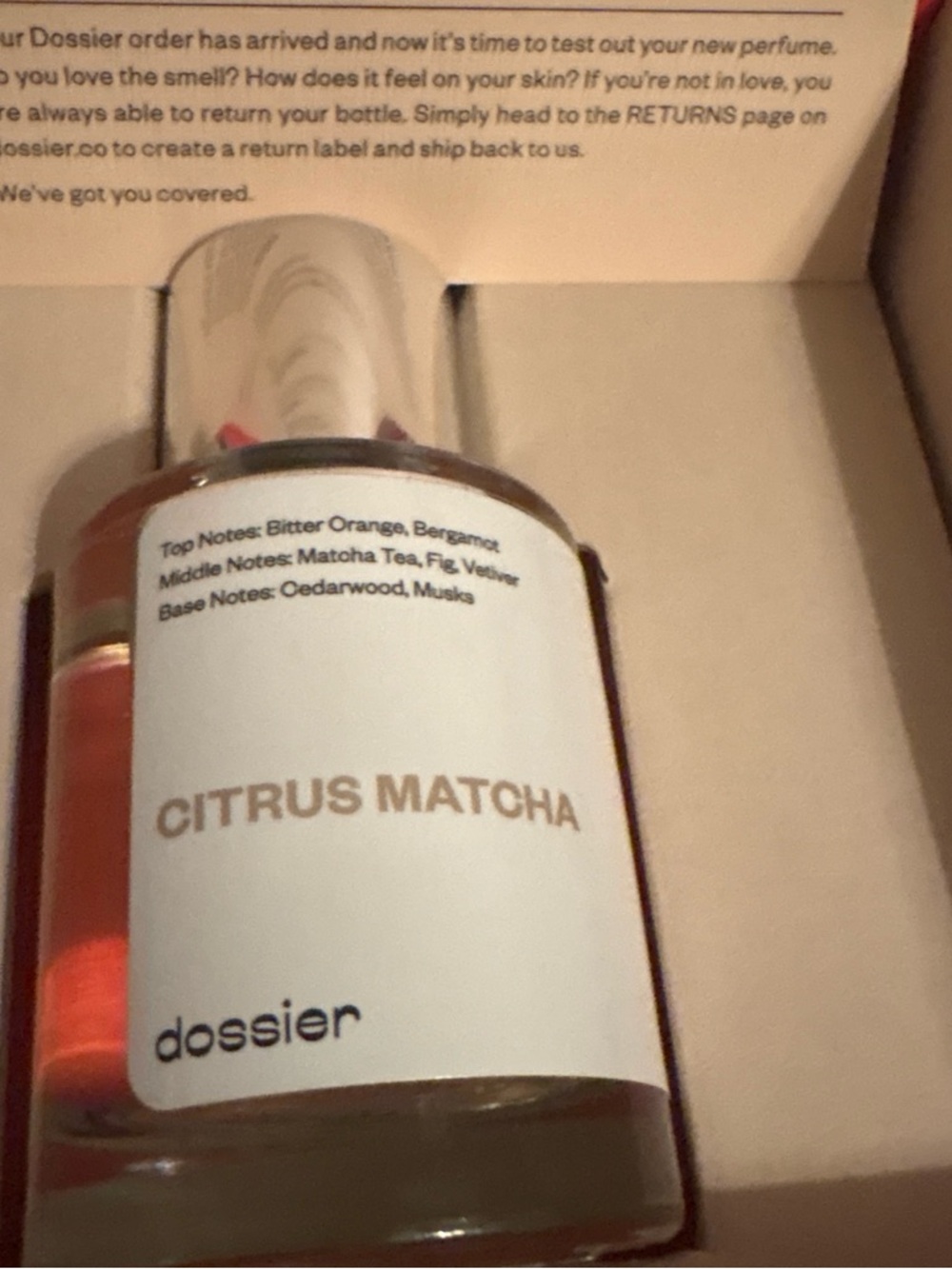 Dossier Citrus Matcha Eau de Parfum -50 ml